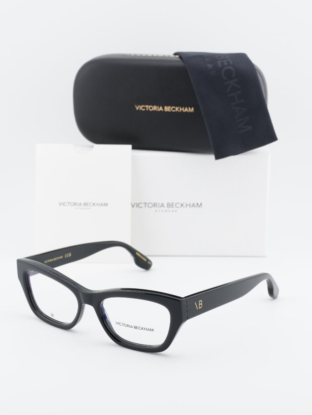 Victoria Beckham VB2675 001 Rectangle Eyeglasses - Black 53mm